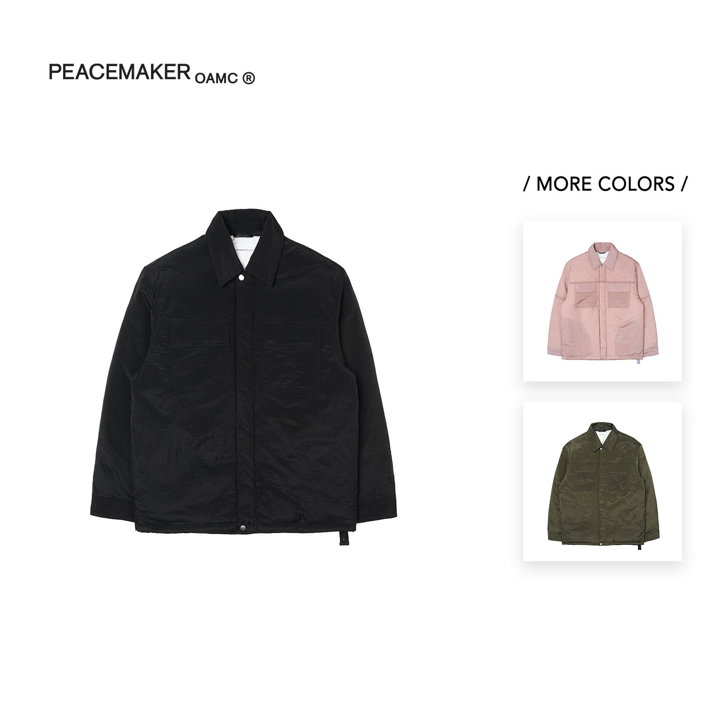 PEACEMAKER OAMC® 25FW 军事风时装简约填充式衬衫外套,男装,衬衫,淘宝优惠券,粉丝福利购,淘宝优惠卷