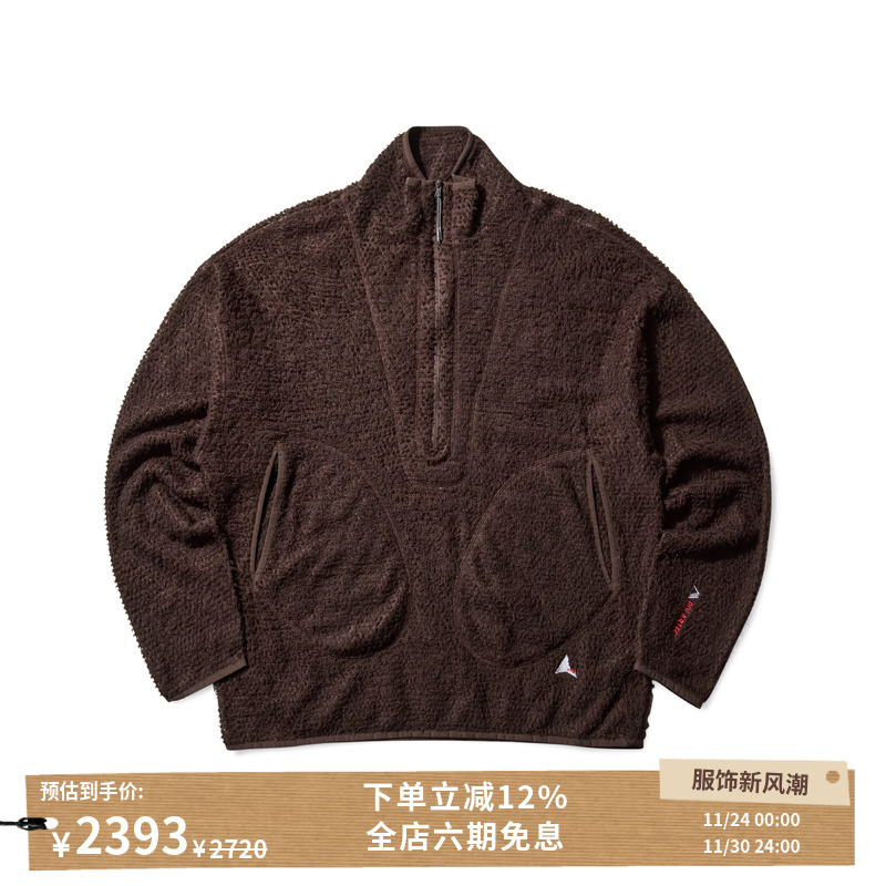 ROAAPPAREL25FW半拉链上衣