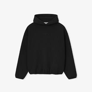 字母logo前中皮标光版 God 25SS 设计连帽卫衣 Essentials Fear