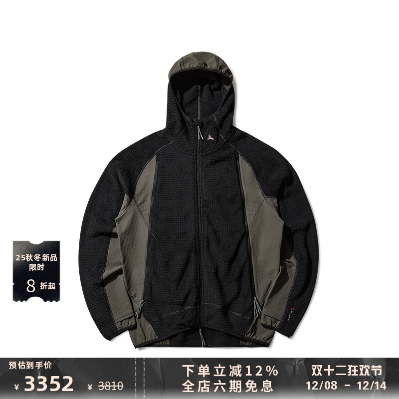 ROA25FW高蓬松度抓绒连帽夹克