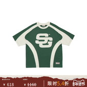 25FW百搭时髦logo印花设计拼色短袖 SUMMER GAMES T恤