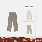 小LOGO刺绣侧滚条直筒休闲裤 God Fear Essentials 25SS 长裤