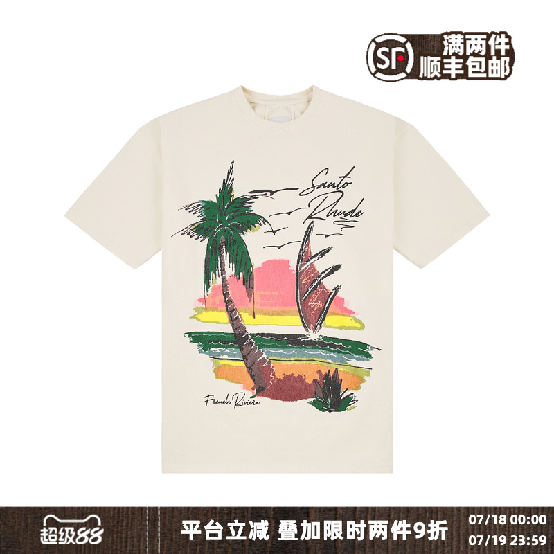 RHUDESS25小众设计圆领短袖T恤