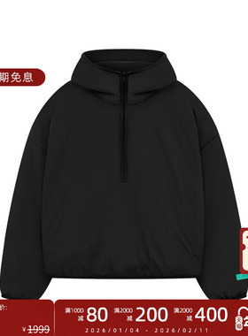 Fear Of God Essentials 24SS Drop2 多色尼龙连帽半拉链棉服夹克