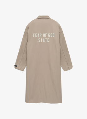 FOG Essentials 24FALL HOLIDAY 百搭后背LOGO印花风衣外套夹克