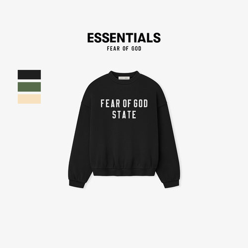 Essentials26SS印花圆领卫衣