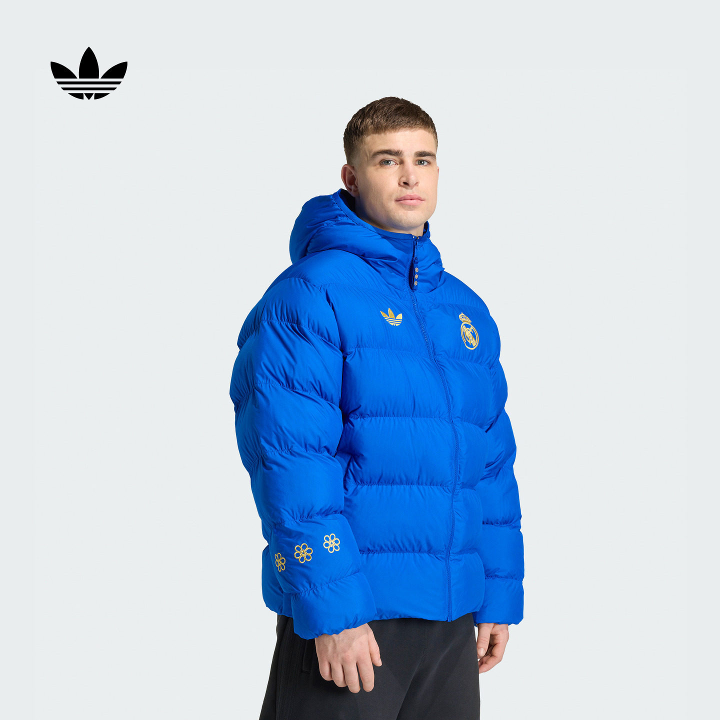 皇家马德里足球休闲文化保暖棉服男装冬季adidas阿迪达斯三叶草,运动服/休闲服装,运动棉衣,淘宝优惠券,粉丝福利购,淘宝优惠卷