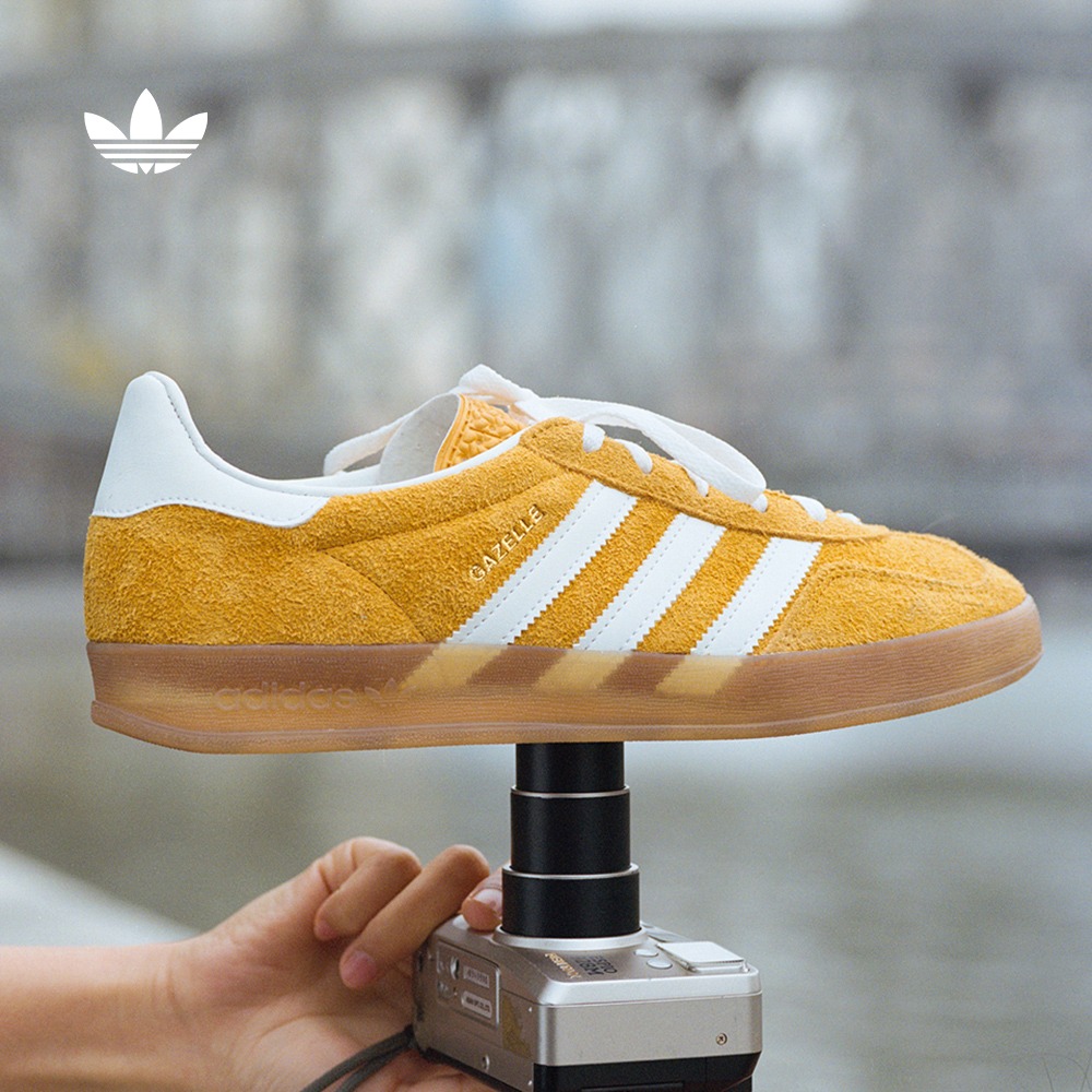 「T头鞋」adidas Originals阿迪达斯三叶草GAZELLE INDOOR板鞋