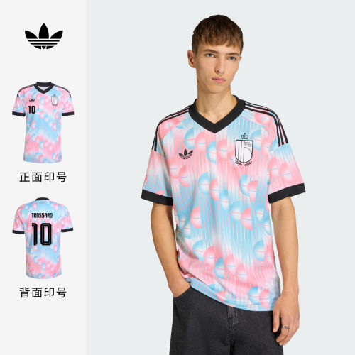 阿迪达斯比利时队球迷版客场球衣