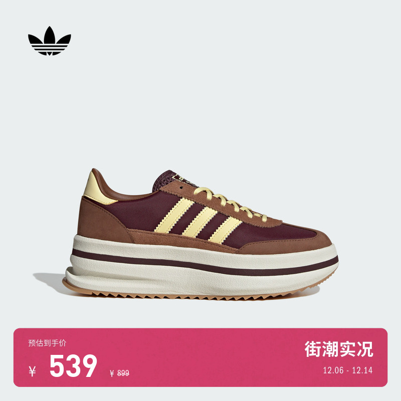 T头鞋阿迪达斯三叶草女运动鞋