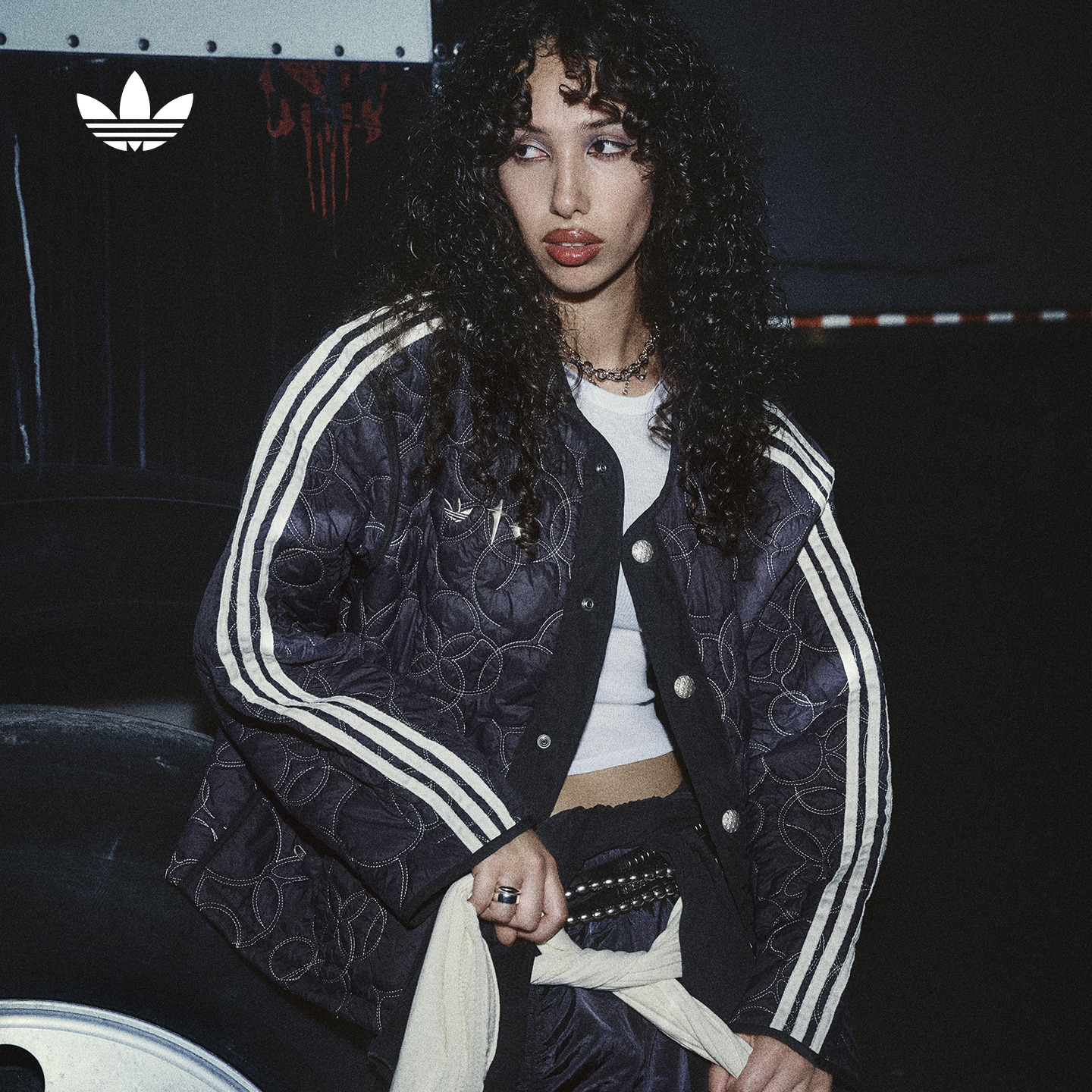 Thug Club联名保暖棉服男女冬adidas Originals阿迪达斯三叶草