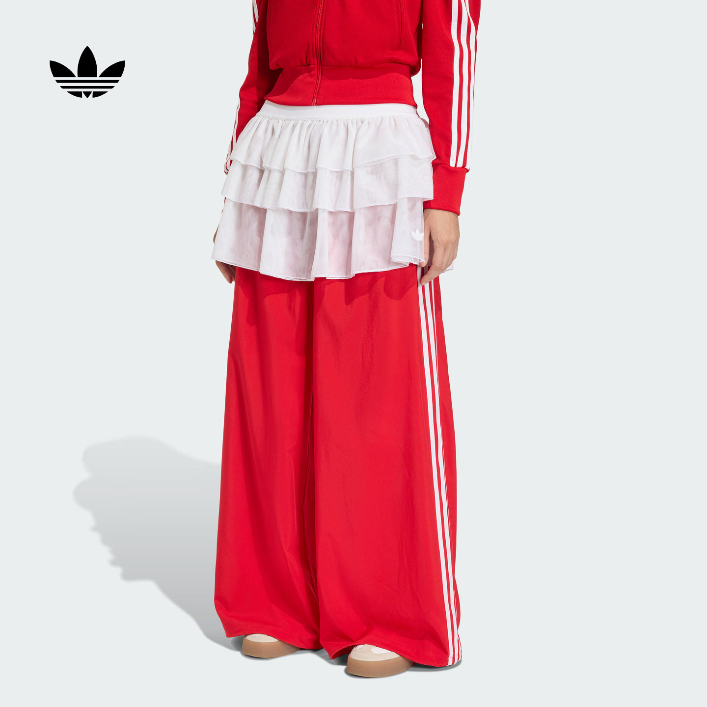 松弛感优雅时尚宽松阔腿休闲运动裤女新款adidas阿迪达斯三叶草,运动服/休闲服装,运动长裤,淘宝优惠券,粉丝福利购,淘宝优惠卷