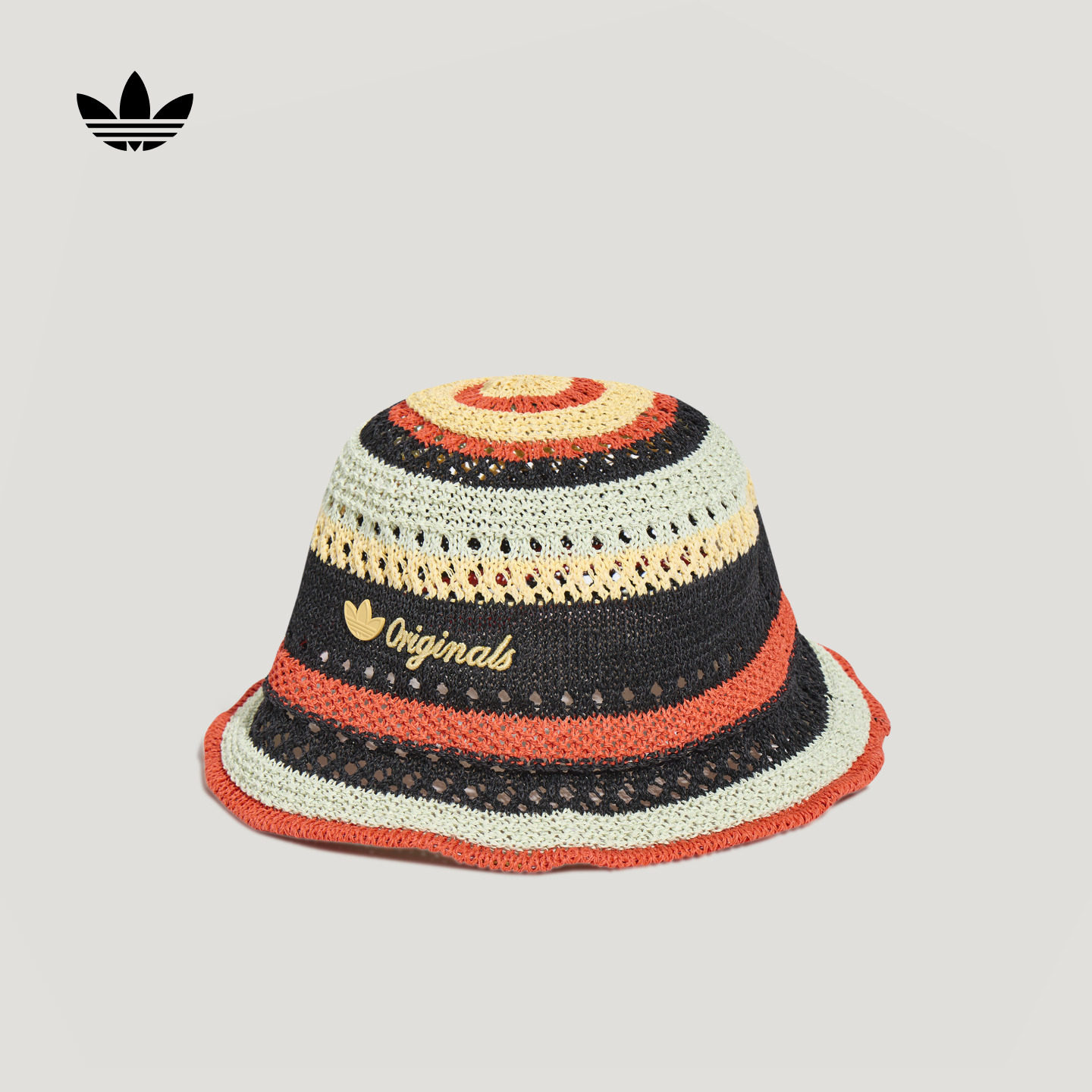 休闲运动遮阳渔夫帽男女新款adidas Originals阿迪达斯三叶草官方