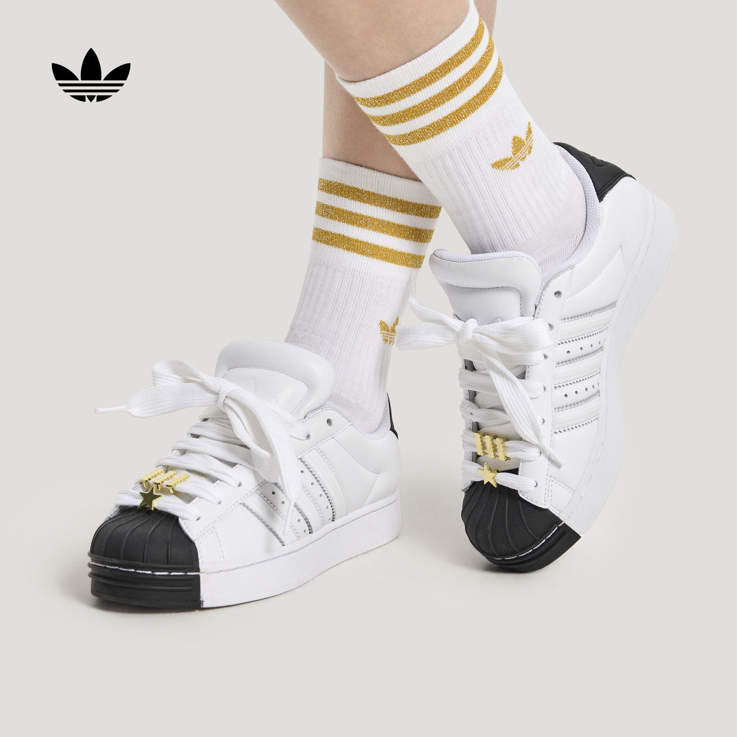 SUPERSTAR ST复古休闲贝壳头板鞋平底鞋男女adidas阿迪达斯三叶草
