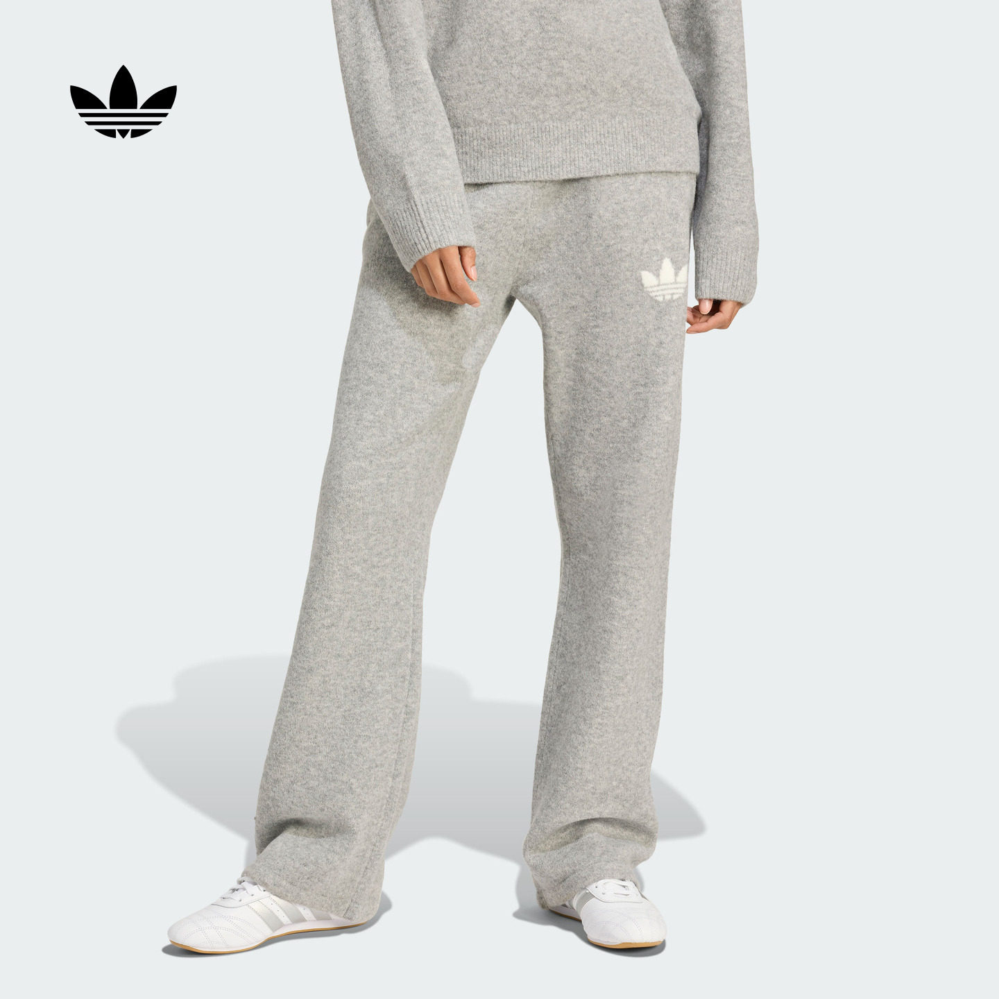 简约休闲针织运动裤女装秋冬新款adidas Originals阿迪达斯三叶草,运动服/休闲服装,运动长裤,淘宝优惠券,粉丝福利购,淘宝优惠卷