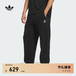adidas 新款 Originals阿迪达斯三叶草 男装 隐形抽绳松紧加绒运动裤