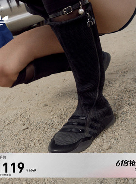 Miaou Boot时尚赛车风运动靴女子adidas Originals阿迪达斯三叶草