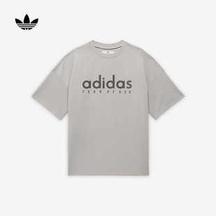 Athletics系列运动短袖 God T恤adidas阿迪达斯三叶草 Fear