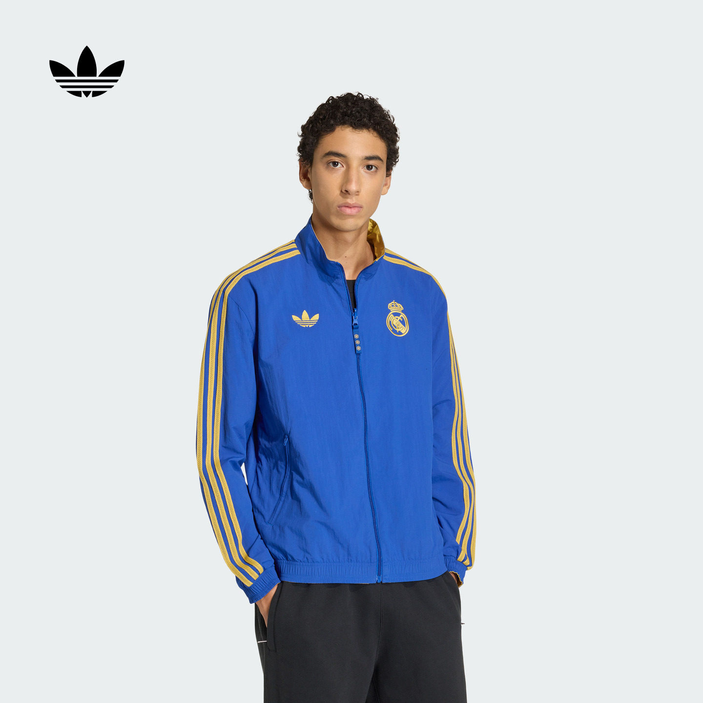 皇家马德里足球休闲文化夹克外套adidas Originals阿迪达斯三叶草,运动服/休闲服装,运动茄克/外套,淘宝优惠券,粉丝福利购,淘宝优惠卷