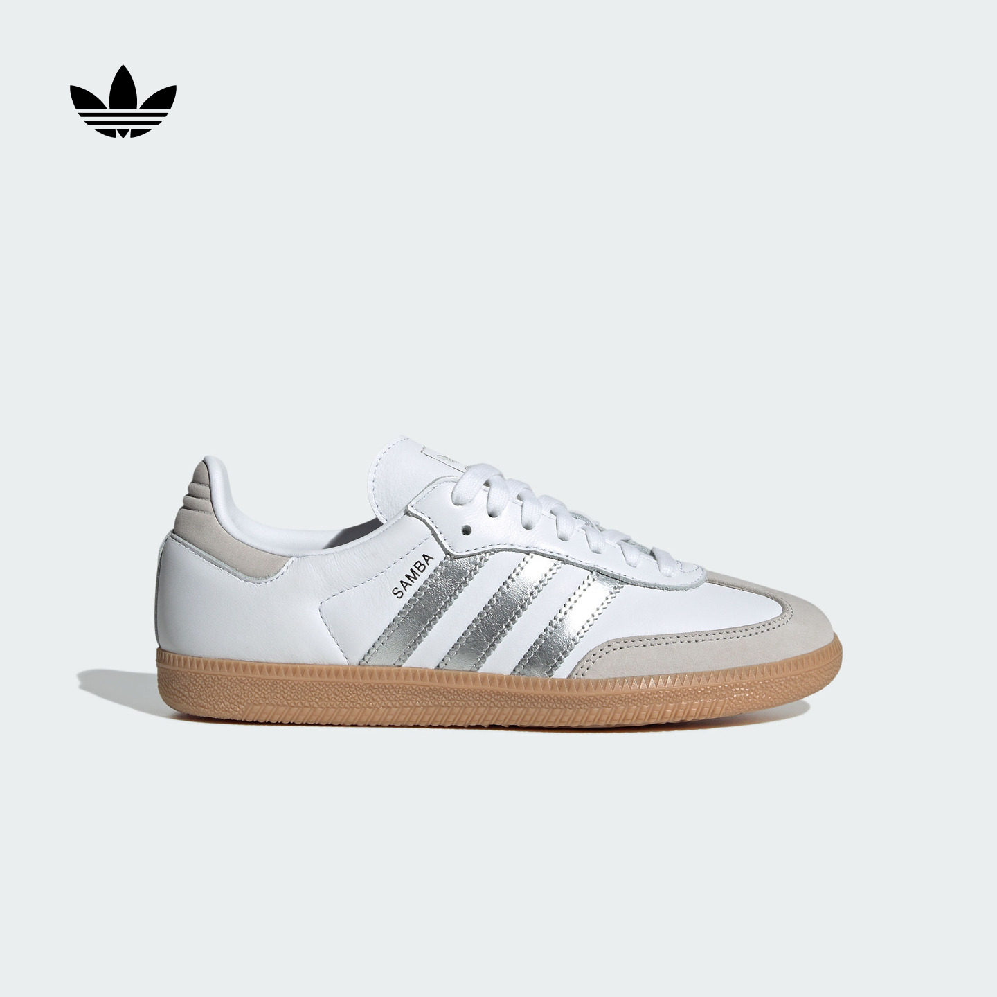 「T头鞋」SAMBA OG经典板鞋德训鞋小白鞋女adidas阿迪达斯三叶草