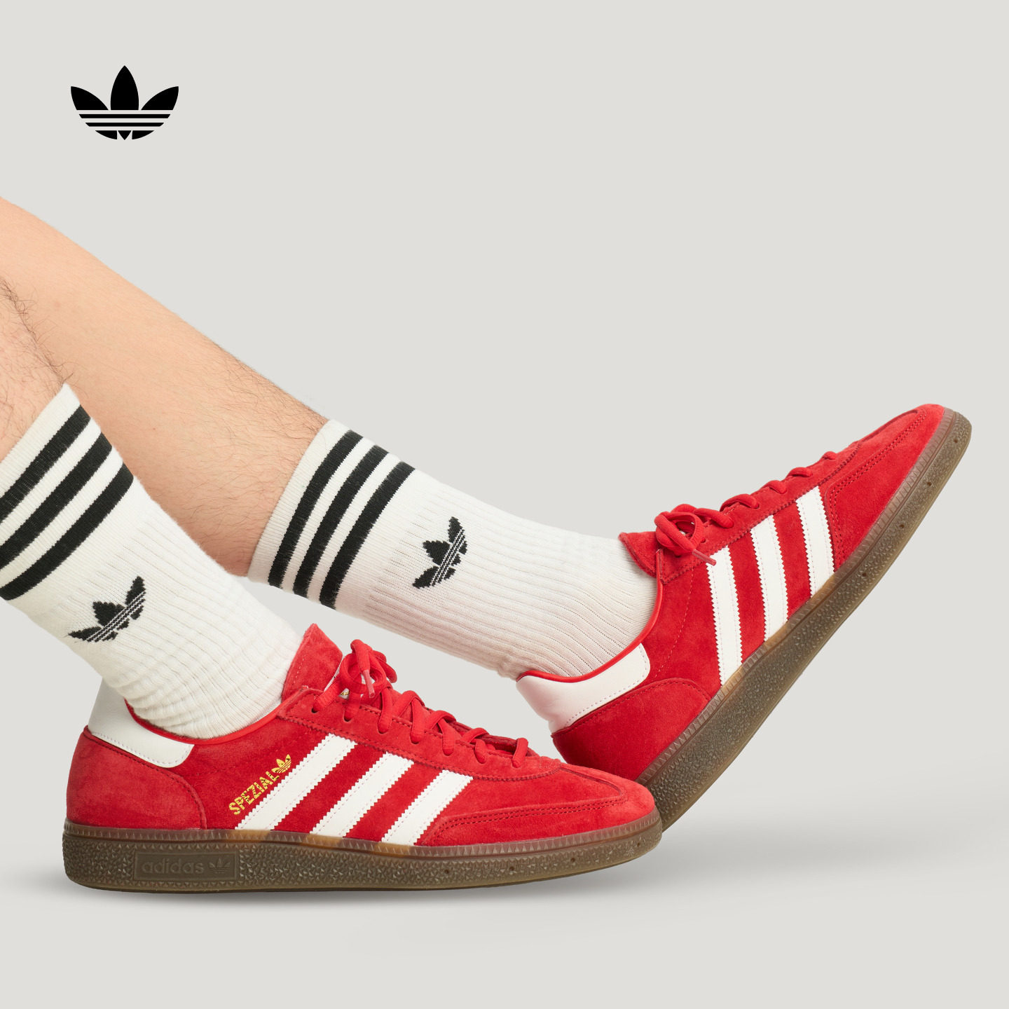 T头鞋阿迪达斯三叶草系列德训鞋