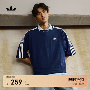 Originals阿迪达斯三叶草 adidas oversize纯棉上衣短袖 T恤男夏季