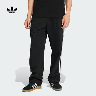 新款 男装 adidas阿迪达斯三叶草 百搭休闲舒适三条纹宽松运动裤 时尚