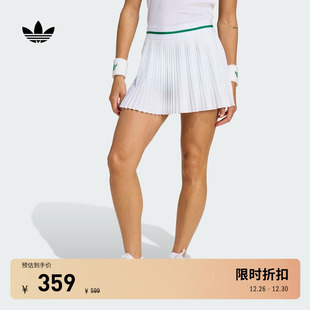 速干休闲运动短裙百褶裙女装 Originals阿迪达斯三叶草 adidas