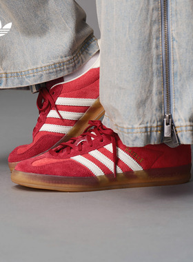 T头鞋 GAZELLE INDOOR板鞋德训鞋adidas Originals阿迪达斯三叶草