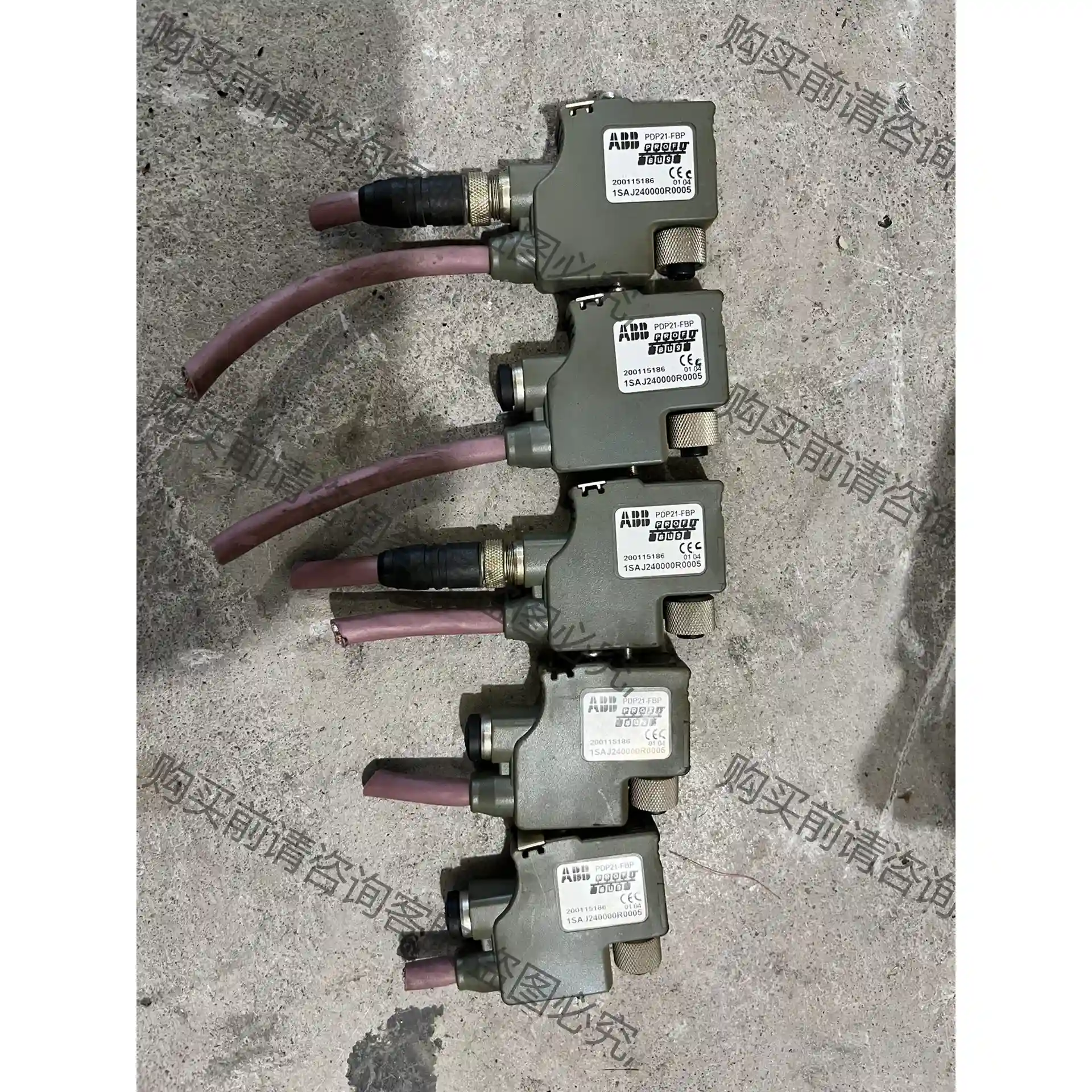 AB PDP21-FBP. PROFIBUS头，1SAJ2 议价再拍 拆机件