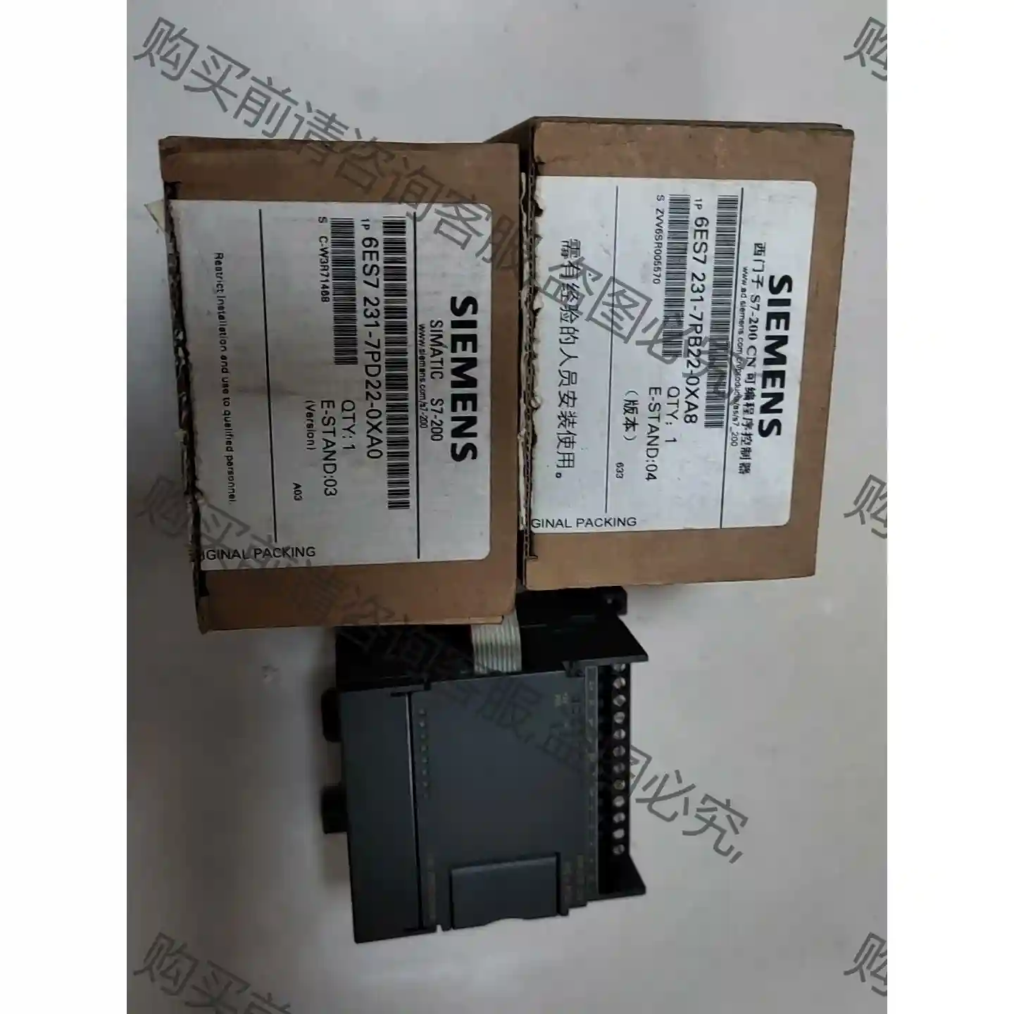西门zi6ES7 231-7PB22-0XA8/6ES7 23 议价再拍 拆机件