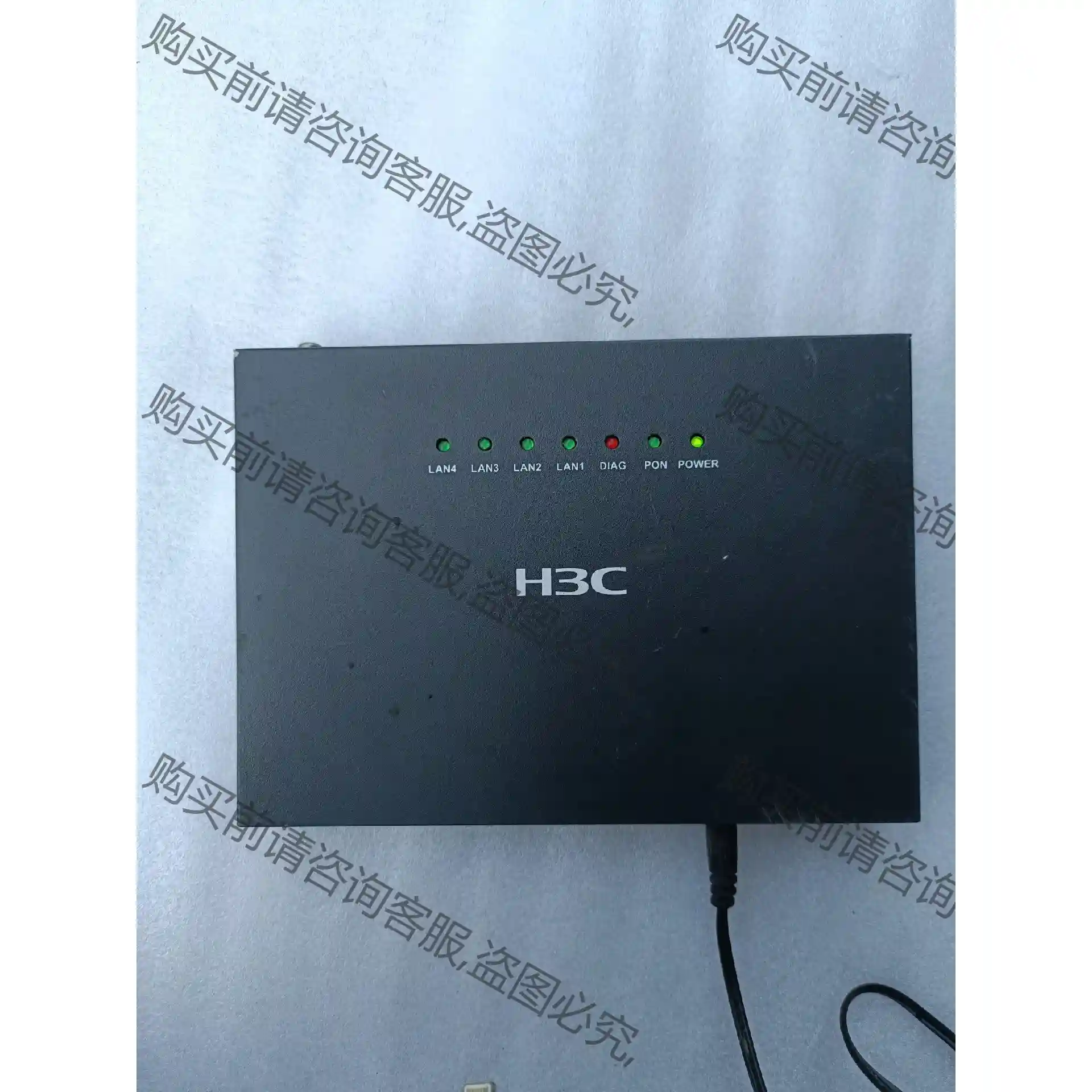 H伞。以太网无源光纤接入用户端设备。型号:ET254-G- 议价再拍 拆