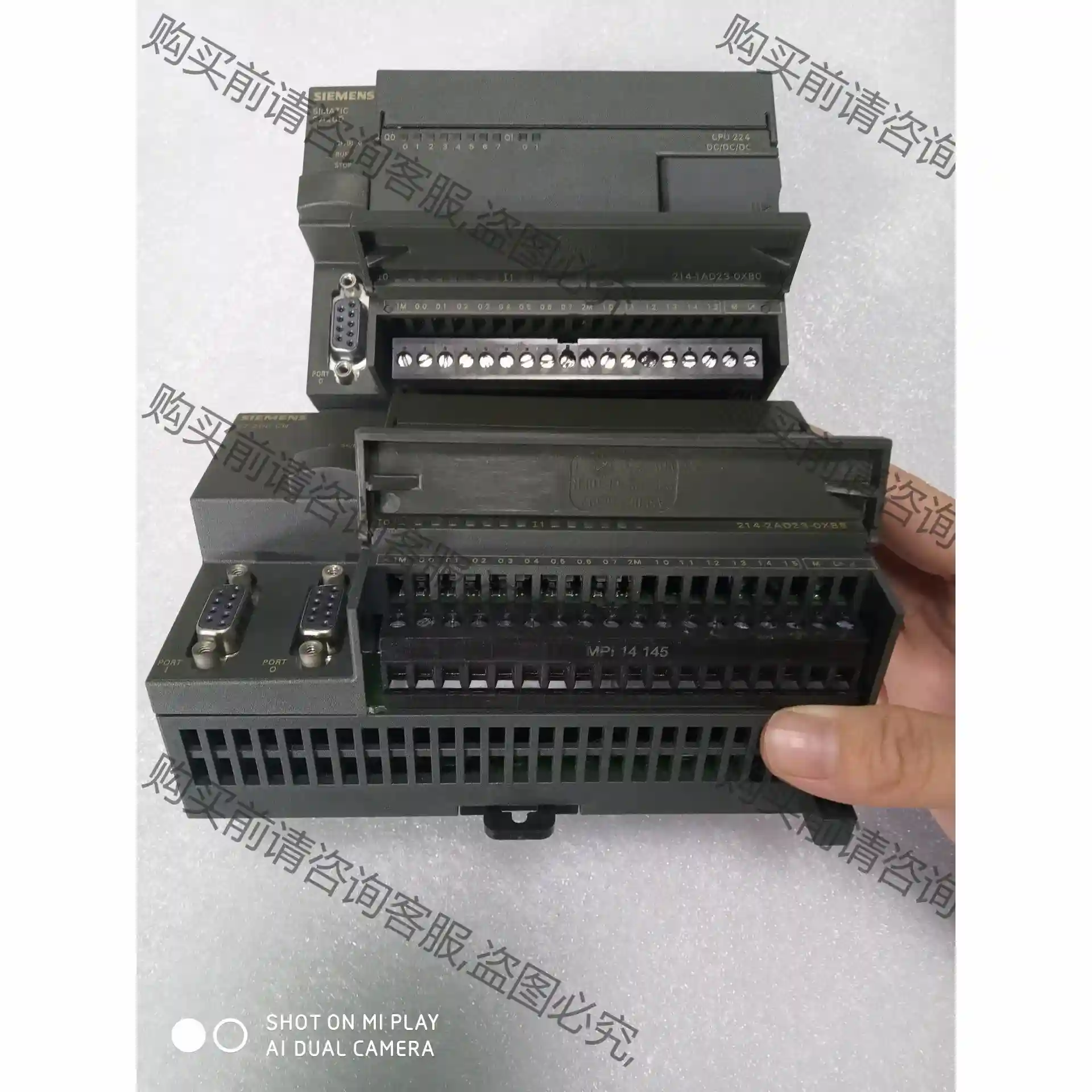 西门ziPLC S7-200系列214-2AS23-0XB8 议价再拍 拆机件