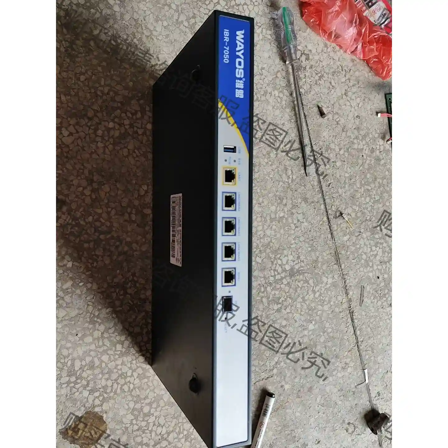 WAYOS维盟IBR-7050多WAN智能QOS上网行为管理 议价再拍 拆机件
