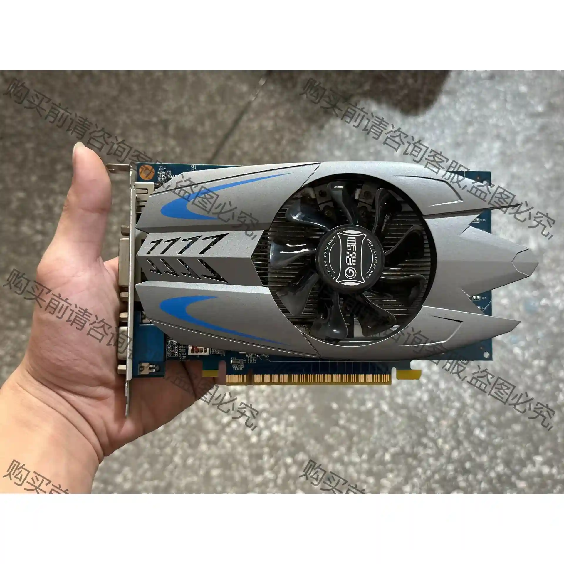影驰GT740 2Ｇ骁将 DDR5 不需要外接电源 实物图片 议价再拍 拆机