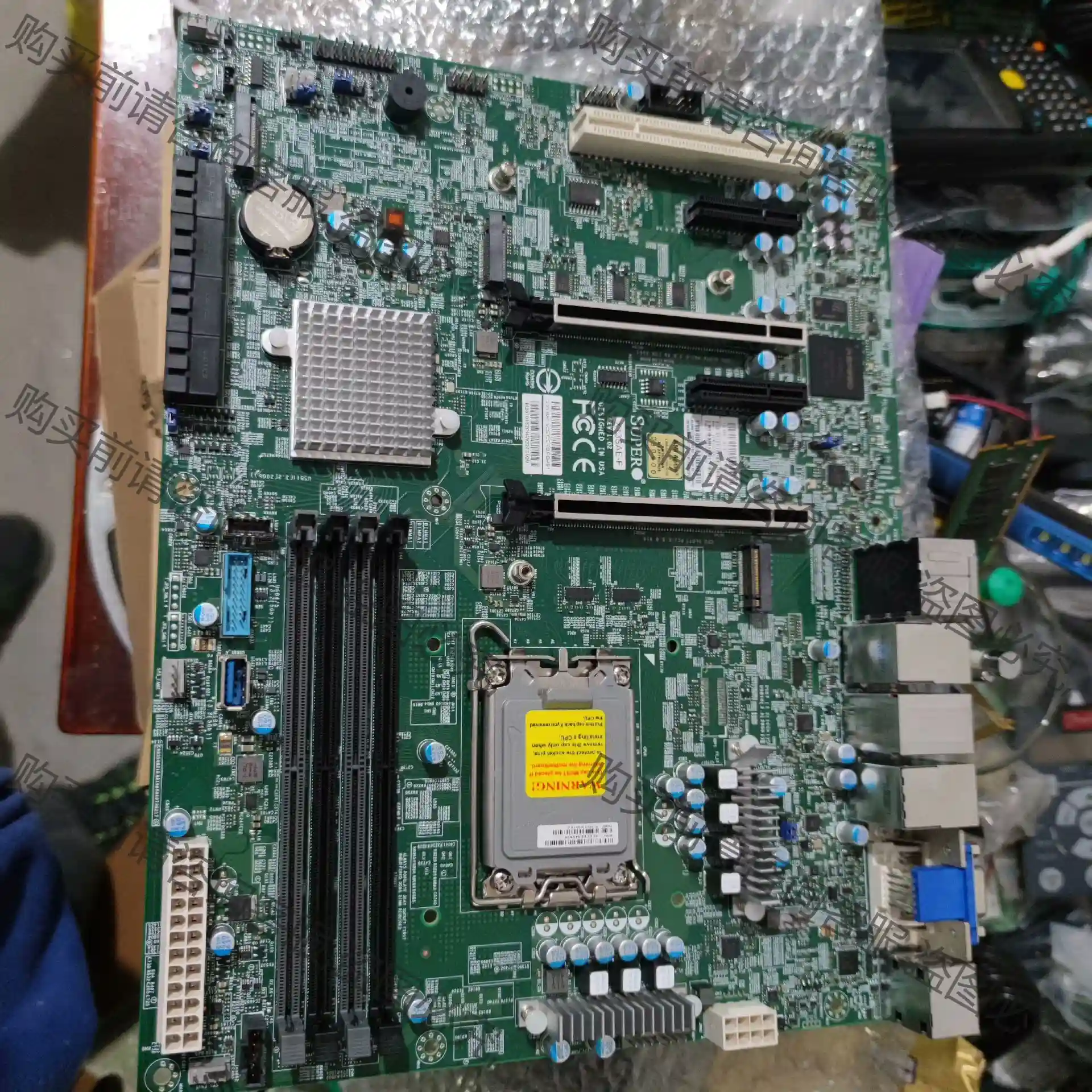 9新超微X13SAE-F 支持13900K，支持pcie 议价再拍 拆机件