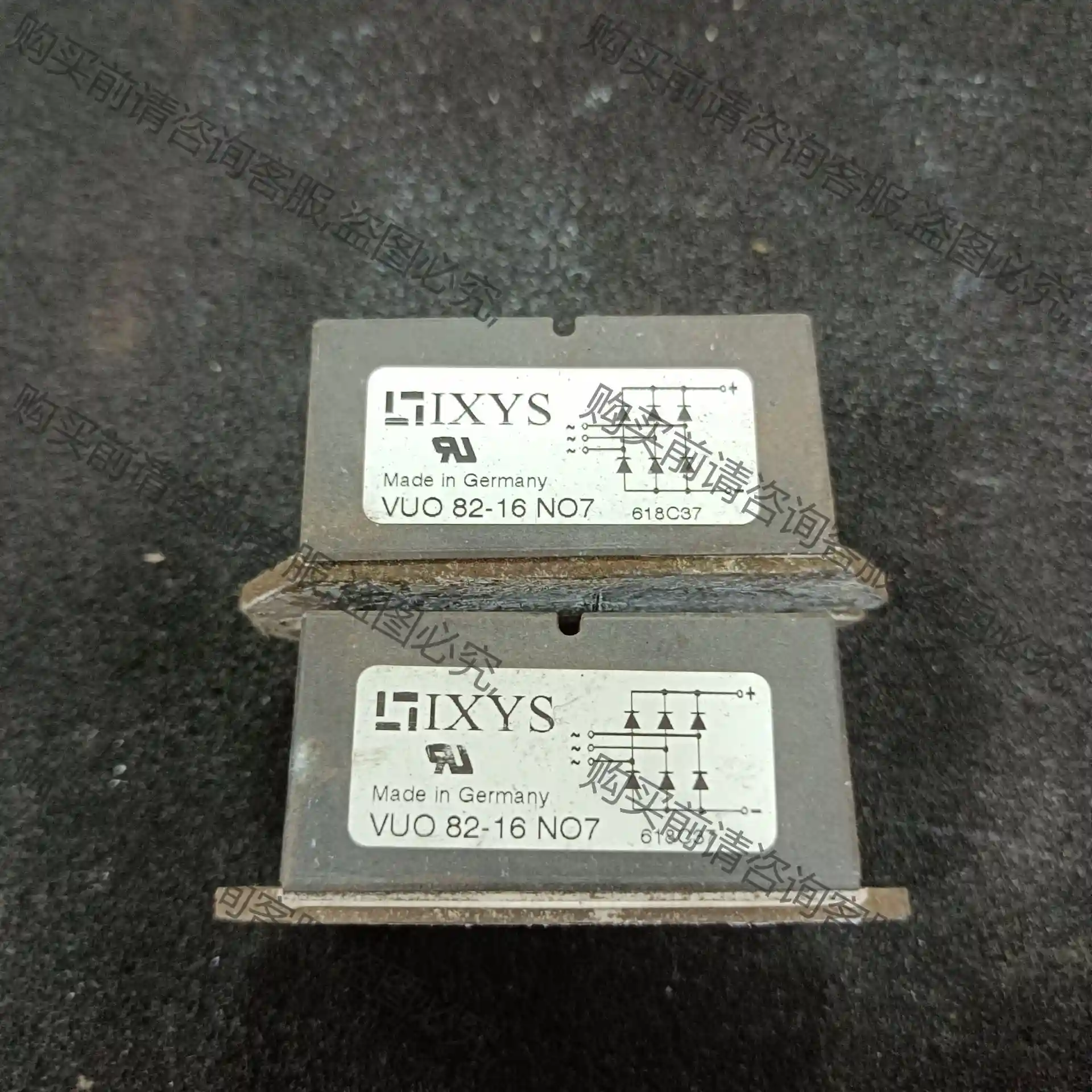 拆机三相整流桥 VUO82-16N07 单价25元 VUO6 议价再拍 拆机件