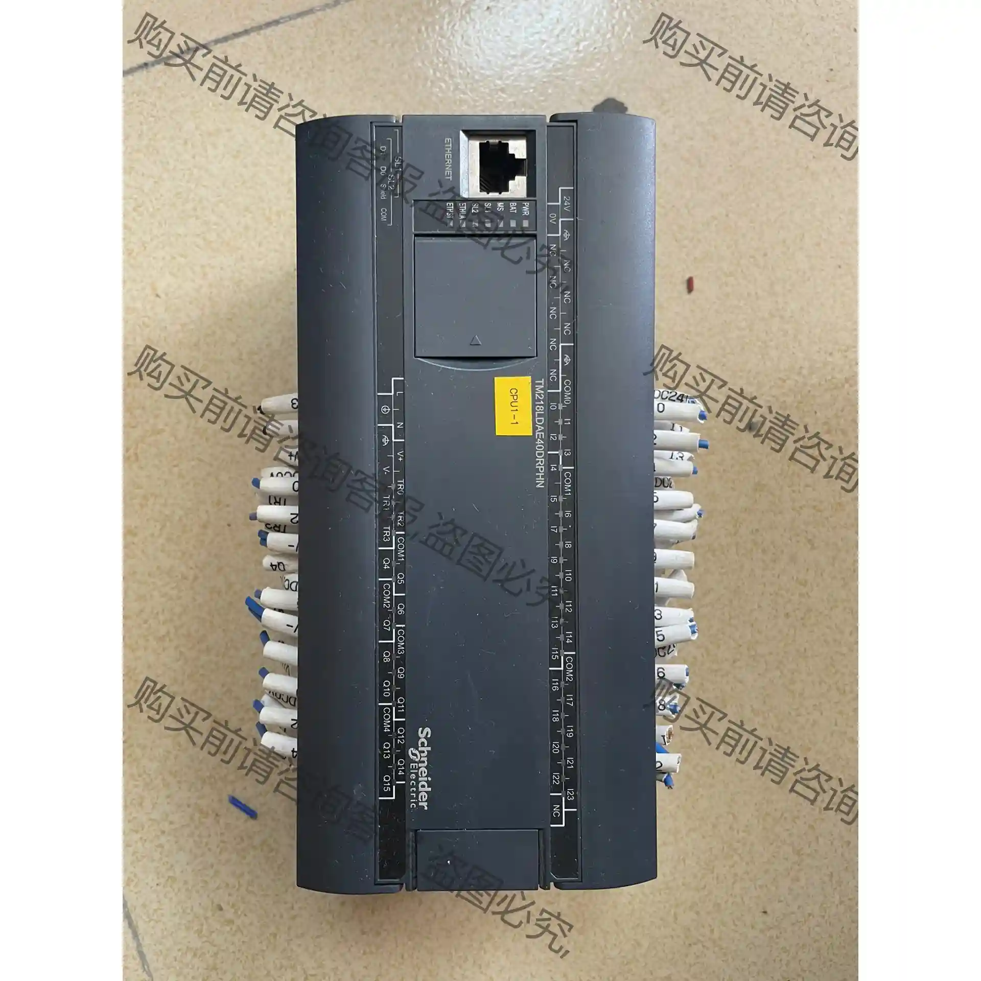 施耐dePLC、品牌型号'TM218LDAE40DRPHN、成 议价再拍 拆机件