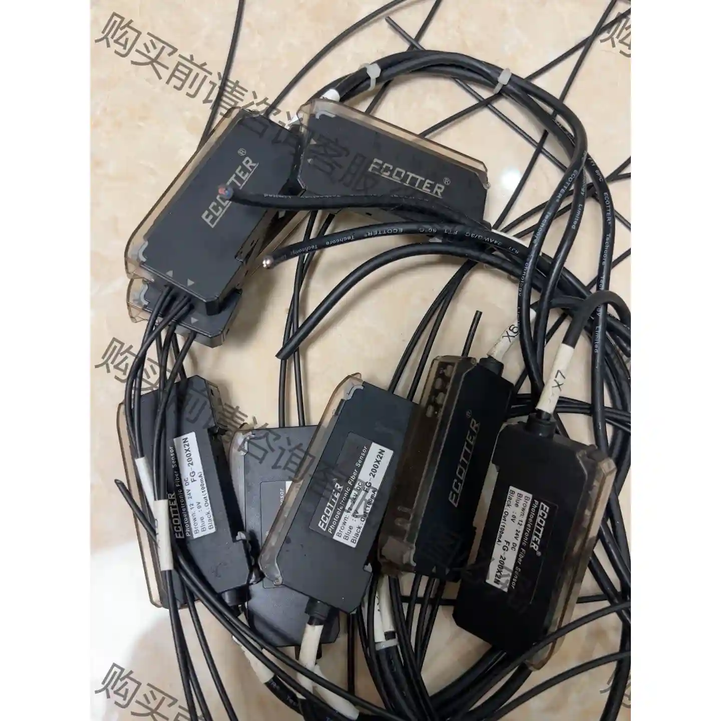 原装ECOTTER光纤放大器口罩机拆机，型号FG-200X2 议价再拍 拆机