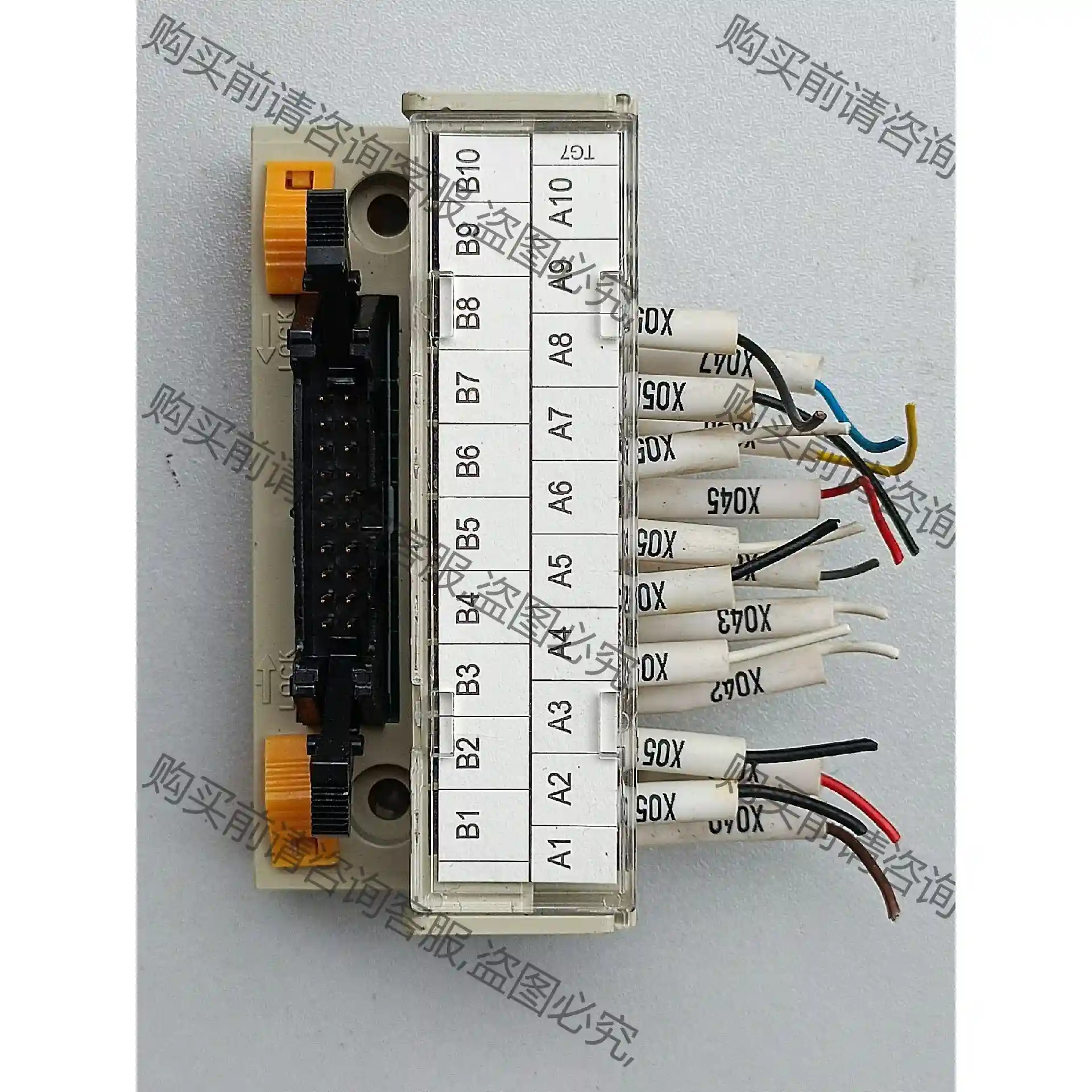 TG7-1H20S拆机韩国进口20针三元端子台 成色漂亮 议价再拍 拆机件