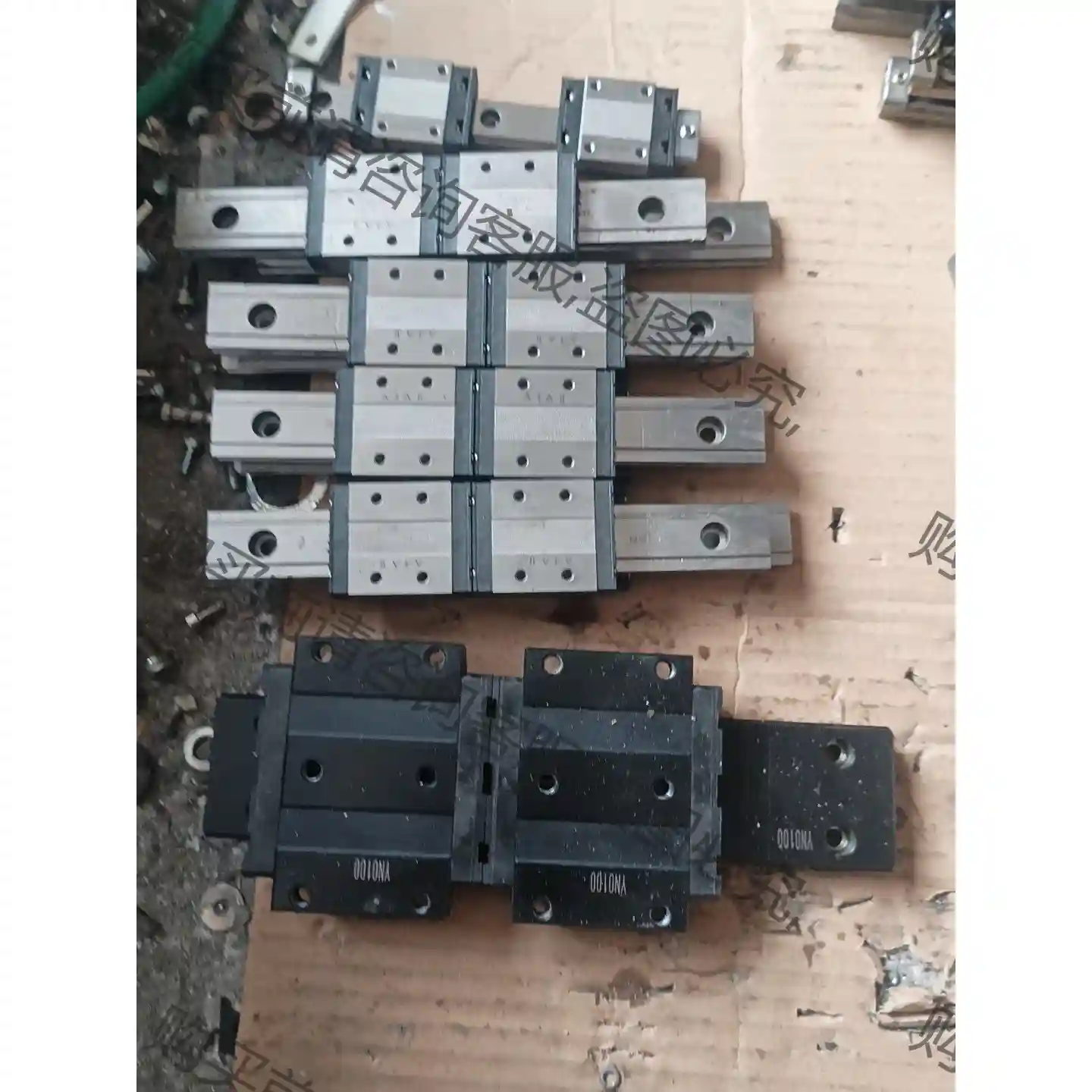 SHw12CRW共8套一轨两个滑块导轨长15Cm宽18mm厚 议价再拍 拆机件