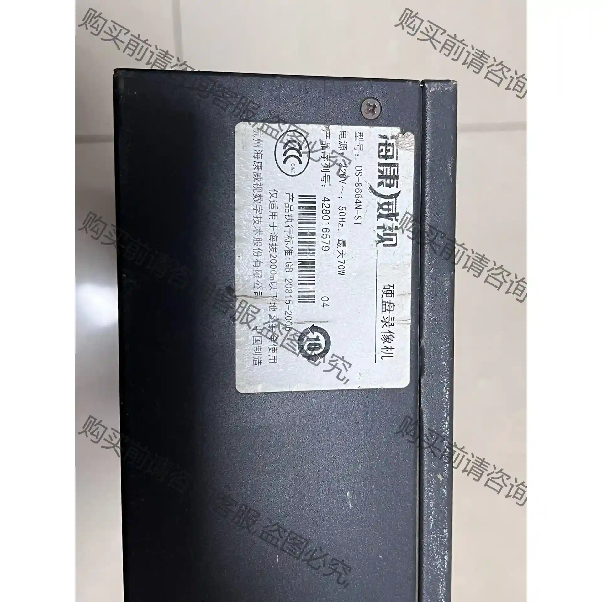 海康DS-8664N-ST 议价再拍 拆机件