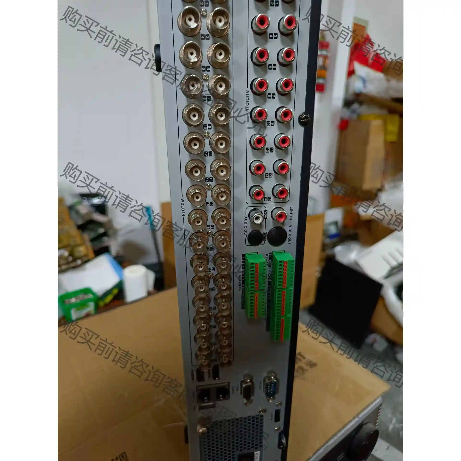 ds-8832he-e8海康全新32路八盘位模拟硬盘录像机, 议价再拍 拆机