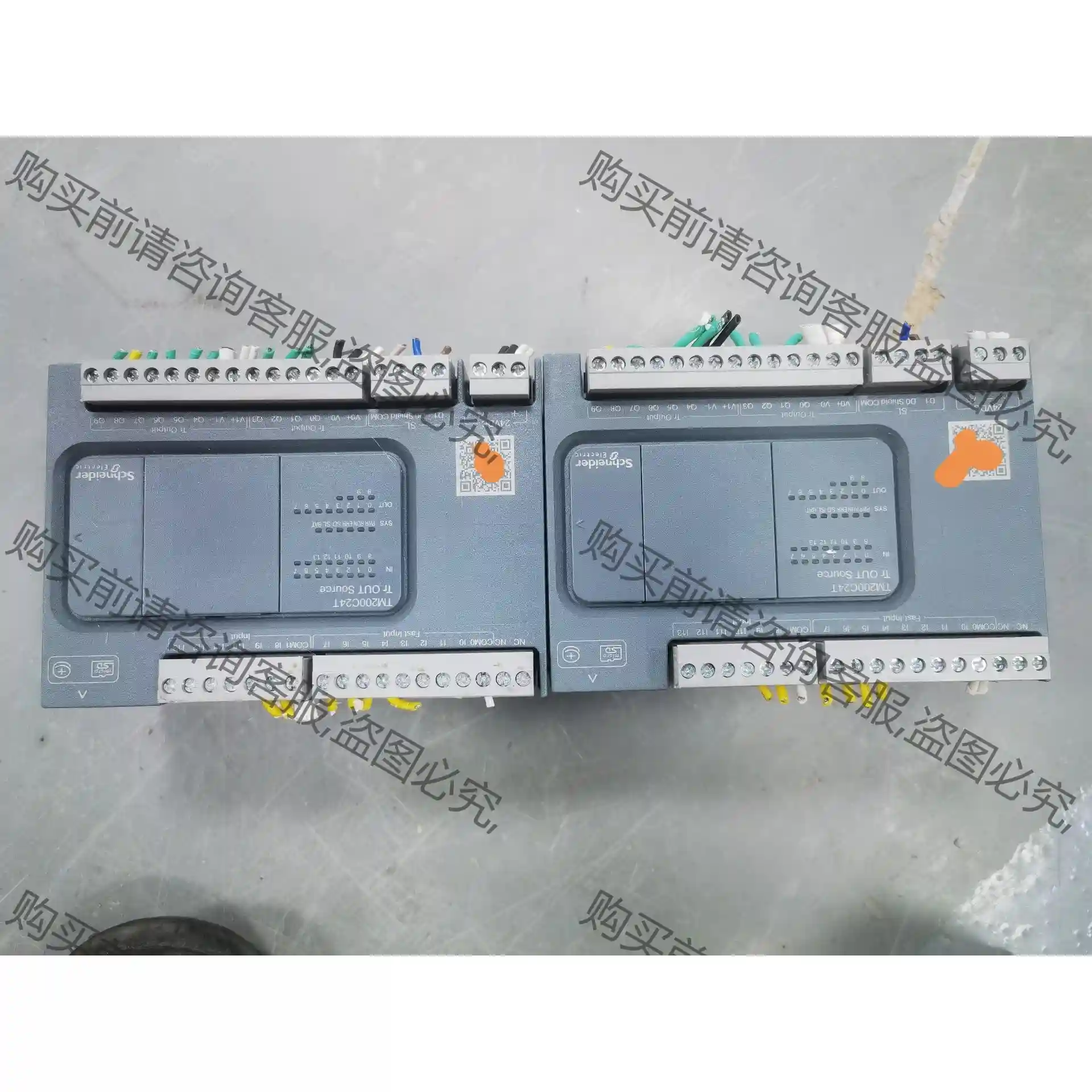 斯耐德PLC, TM200C24T,刚从口罩机上拆的,成色 议价再拍 拆机件