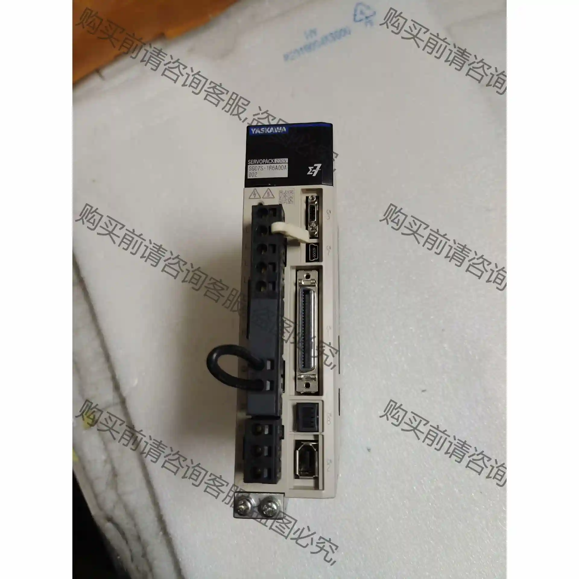 安川伺服驱动器7系200W，SGD7S-1R6A00A。库存 议价再拍 拆机件