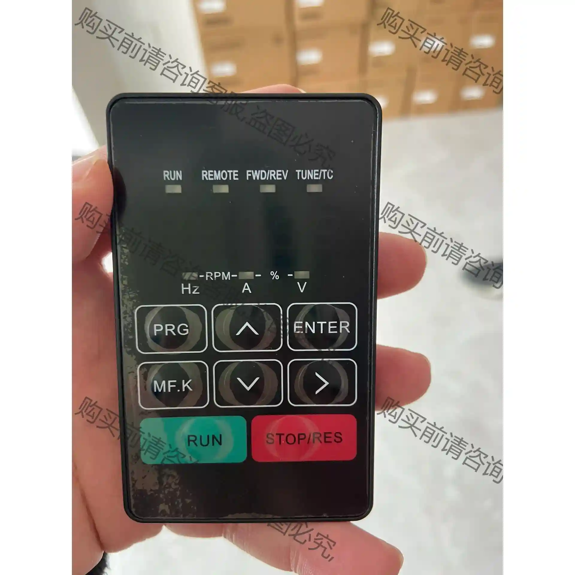 MD310系列变频器，外接面板MD310-KEY1，全新原装 议价再拍 拆机