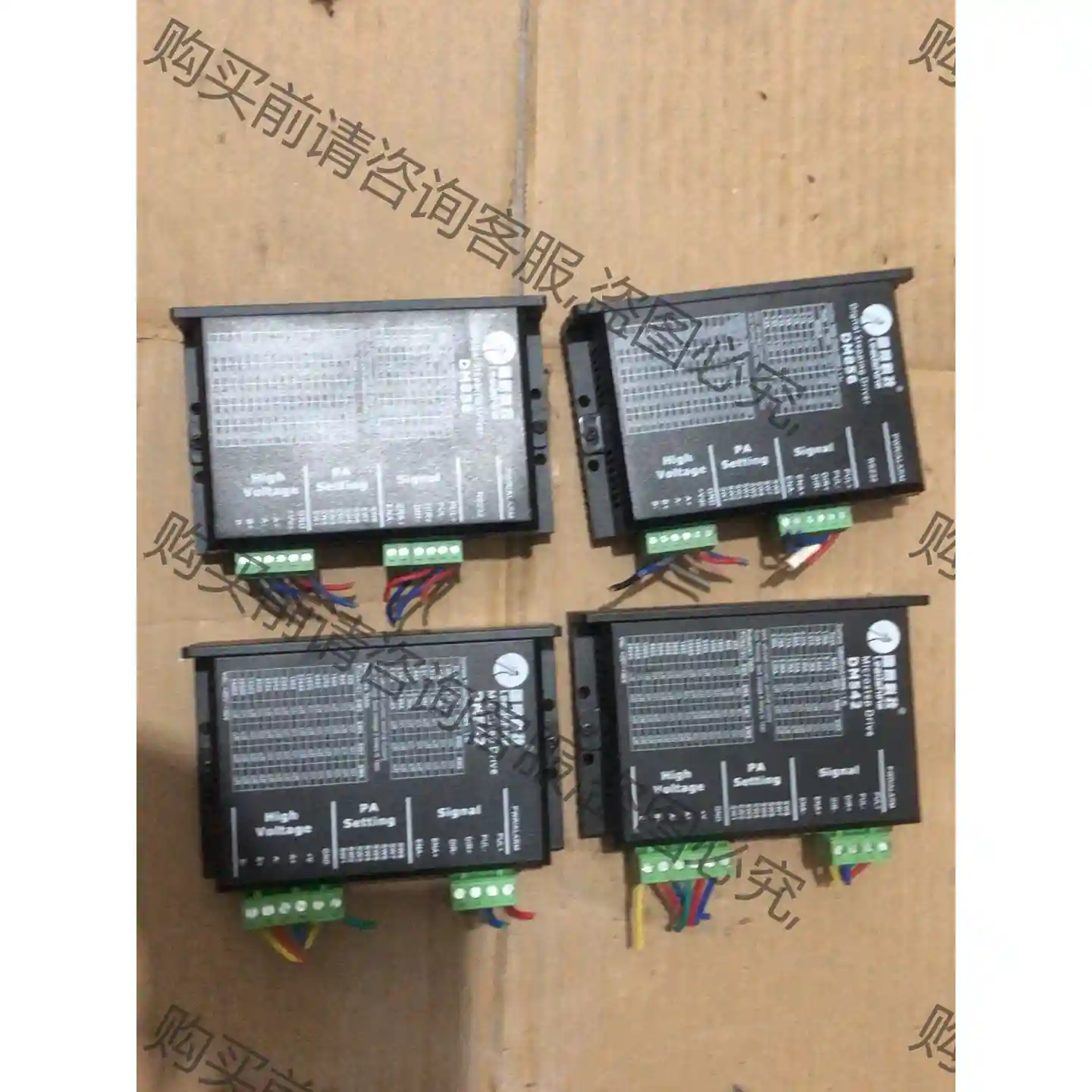 雷赛驱动器DM856两个，DM542两个，成色都可以装机充新 议价再拍