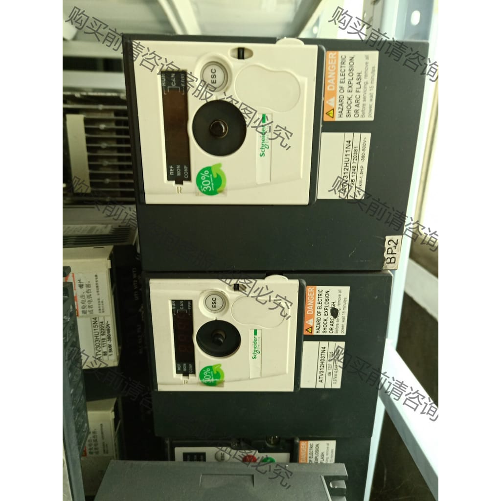 功能正常议价 拆机施耐de变频器 ATV312H037N4 0.37KW