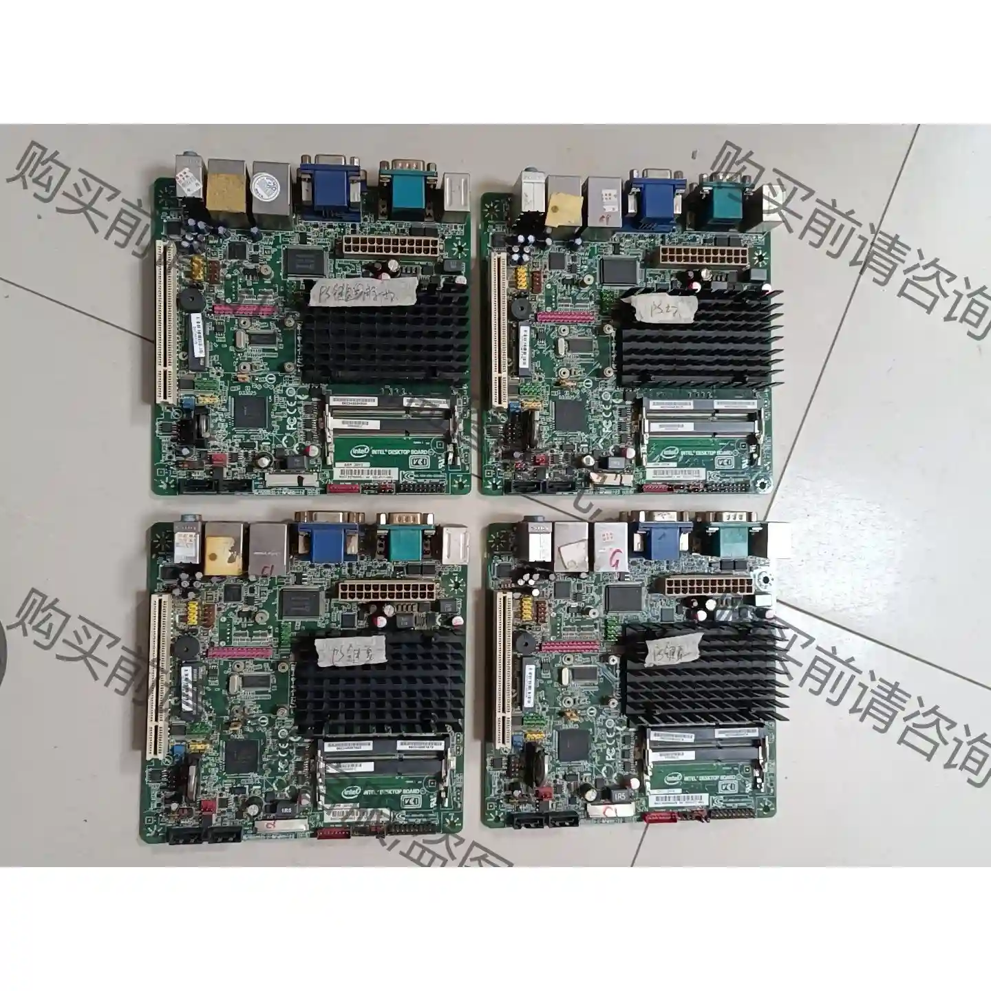 D2500 双千兆网卡小主板，均已测试完毕，ps2口bu能用其 议价再拍