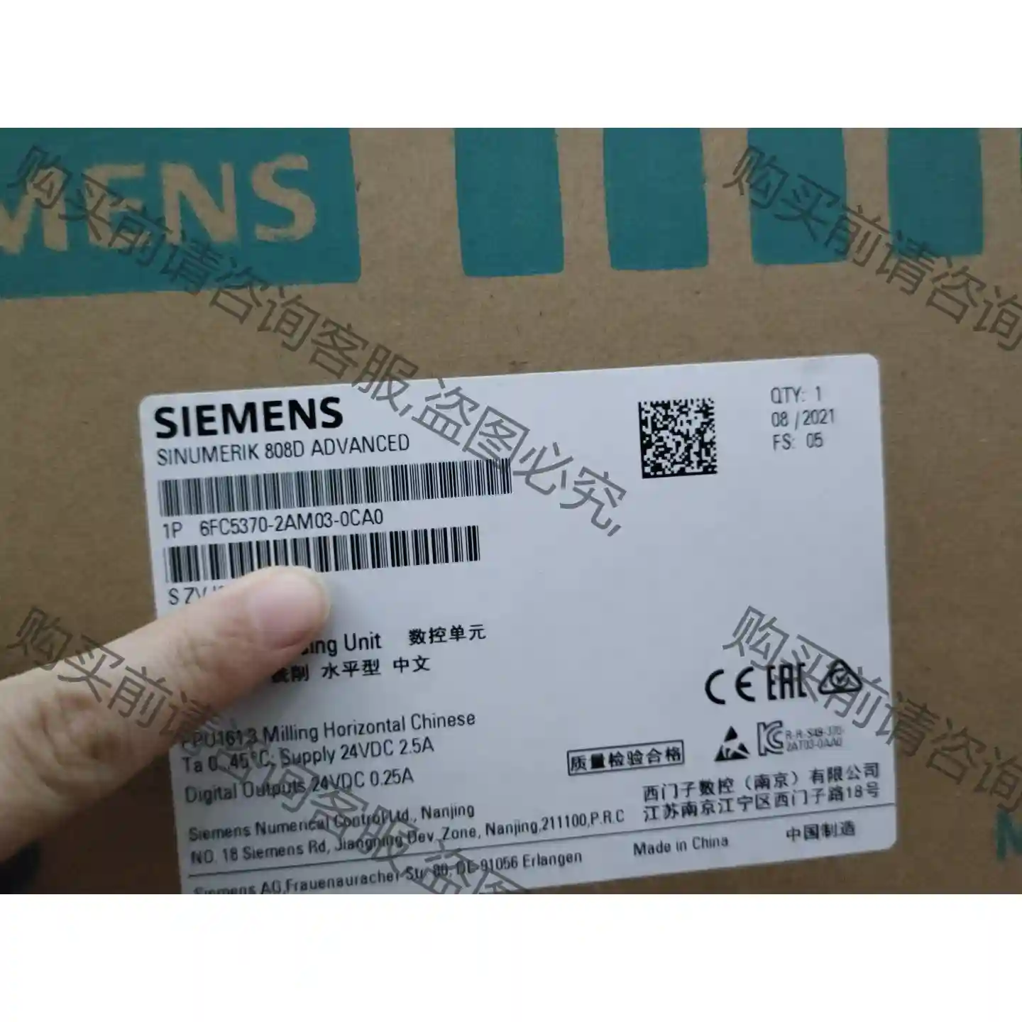 西门zi808D铣削6FC5370－2AM03－0CA0现货出 议价再拍 拆机件